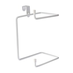 Suporte Duplo Papel Higiênico para Caixa Acoplada Aço Branco - Dicarlo - 5