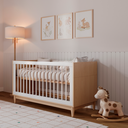 Ver mais imagens de Berço Cômoda 6 Gavetas e Guarda Roupa Infantil Linha Tomi Quater