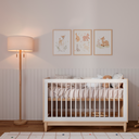 Ver imagem 3 de Berço Cômoda 6 Gavetas e Guarda Roupa Infantil Linha Tomi Quater