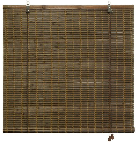 Persiana Rolo Bambu 80larg x 160alt Marrom - 1