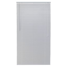 Persiana Horizontal PVC 25mm BLOCK LUXO 120larg x 160alt Branca - Quarto/Sala/ Escritório/Cozinha/La - 1
