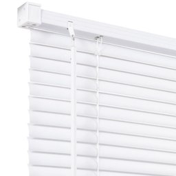 Persiana Horizontal PVC 25mm BLOCK LUXO 120larg x 160alt Branca - Quarto/Sala/ Escritório/Cozinha/La - 5