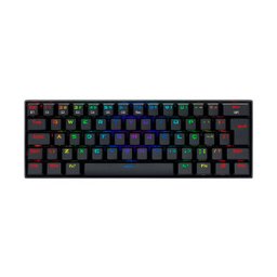 Teclado Mecânico Gamer Redragon Draconic Rgb Bluetooth Abnt2: Preto - 1