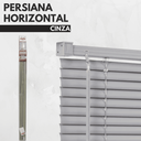 Ver imagem 6 de Persiana Horizontal Pvc 25mm Block Luxo 160larg X 160alt Cinza - Quarto/sala/ Escritório/cozinha/lav