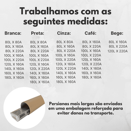 Persiana Horizontal Pvc 25mm Block Luxo 160larg X 160alt Cinza - Quarto/sala/ Escritório/cozinha/lav - 9