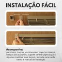Ver imagem 5 de Persiana Horizontal Pvc 25mm Block Luxo 180larg X 160alt Café - Quarto/sala/ Escritório/cozinha/lava