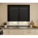 Ver imagem 1 de Persiana Horizontal Pvc 25mm Block Luxo 120larg X 160alt Preta - Quarto/sala/ Escritório/cozinha/la