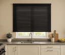 Ver imagem 1 de Persiana Horizontal Pvc 25mm Block Luxo 120larg X 160alt Preta - Quarto/sala/ Escritório/cozinha/la