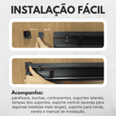 Ver imagem 5 de Persiana Horizontal Pvc 25mm Block Luxo 120larg X 160alt Preta - Quarto/sala/ Escritório/cozinha/la