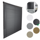 Ver imagem 3 de Persiana Horizontal Pvc 25mm Block Luxo 160larg X 160alt Preta - Quarto/sala/ Escritório/cozinha/lav