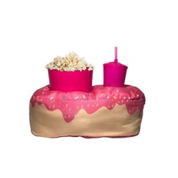 Almofada Porta Pipoca Solteiro Donuts:Rosa - 1