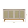 Aparador Buffet Retro Carvalho Off White Linea Brasil - 5
