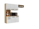 Ver imagem 2 de Cozinha Modulada Carol C/ Balcão 163cm:atacama/branco
