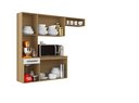 Ver imagem 3 de Cozinha Modulada Carol C/ Balcão 163cm:atacama/branco