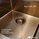 Ver imagem 5 de Cuba Gourmet Cozinha Cobre Inox 304 Com Válvula - Tubrax