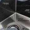 Cuba Gourmet Cozinha Preta Inox 304 Com Válvula - Tubrax - 3