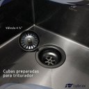 Ver imagem 4 de Cuba Gourmet Cozinha Preta Inox 304 Com Válvula - Tubrax