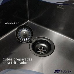 Cuba Gourmet Cozinha Preta Inox 304 Com Válvula - Tubrax - 4