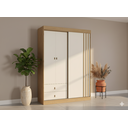 Ver imagem 1 de Guarda-roupa 3 Portas 2 Gavetas Aspen
