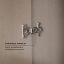 Ver imagem 6 de Guarda Roupa Solteiro 3 Portas e 2 Gavetas Aspen 220 x 156cm Yescasa Marrom Capuccino/Off White