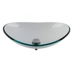 Cuba de Vidro Oval Vitreo 40cmx30cm com Válvula Astra - 2