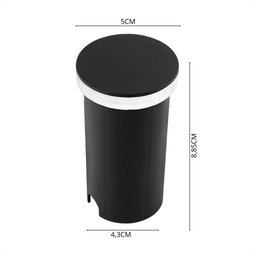 Balizador de Solo Led Taschibra Edge Redondo Preto Bivolt - 2