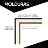 Quadros Decorativos Abstrato XVII Moldura Sem Vidro - Marrom - 7