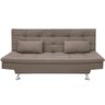 Sofá-cama 1,90 Metros Linoforte Melissa, Suede Veludo, Espuma D-33 - 2