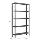 Ver imagem 3 de Kit 10 Estantes de Aço 5 Prateleiras para Loja Almoxarifado e Arquivo