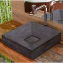 Ver imagem 1 de Cuba Blue Stone 40 cm x 40 cm sem Válvula Astra