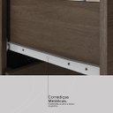 Ver imagem 6 de Guarda Roupa Solteiro 3 Portas e 1 Gaveta Prince - Ébano Touch