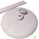 Ver imagem 2 de Coluna Dot Led Luminária de Chão Piso 3000k Algodão 12w 1,65m Alumínio Bivolt