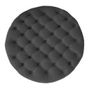 Ver imagem 2 de Puff Amora 80 Cm Suede Bege Slk Decor Amara Cinza