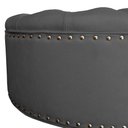 Ver imagem 4 de Puff Amora 80 Cm Suede Bege Slk Decor Amara Cinza