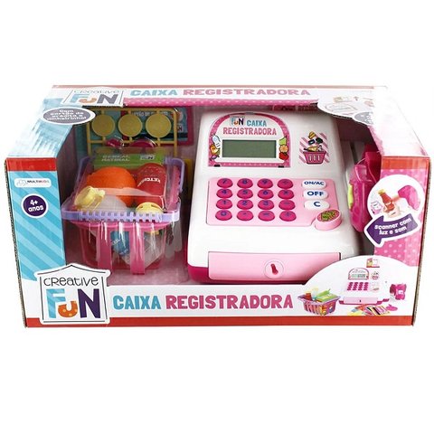 Creative Fun Caixa Registradora Rosa Multikids Br387