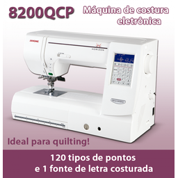Máquina de Costura Eletrônica 8200qcp - Janome - 2