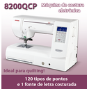 Ver imagem 2 de Máquina de Costura Eletrônica 8200qcp - Janome