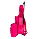 Ver imagem 4 de Kit Mochila Infantil com Rodinhas Meninas Unicornio Escolar Estojo Lancheira Térmica Bolsa Rosa