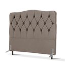 Ver imagem 1 de Cabeceira de Cama Box Casal 138 Cm Varsóvia Suede Veludo Marrom