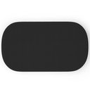 Ver imagem 2 de Kit 02 Puffs Decorativos Orgânicos para Living Quarto 100cm Doha W01 Bouclê Preto - Lyam Decor
