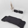 Manta Peseira de Maxi Tricot King 0,70x2,50m, Cor Chumbo - Magma Cotton - 2