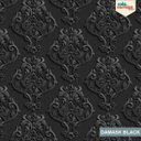 Ver imagem 2 de Papel de parede arabesco 3D preto