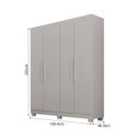 Ver imagem 5 de Guarda Roupa Solteiro c/ Pés 100% MDF Aspen - Arbo Design
