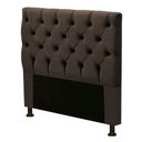 Ver imagem 1 de Cabeceira Cama Box Solteiro Cristal 90cm Corano Marrom - Abmaza