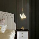 Ver imagem 3 de Pendente Led Borboleta Dourado Bivolt