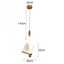 Ver imagem 2 de Pendente Led Borboleta Dourado Bivolt