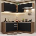 Ver imagem 1 de Cozinha Completa 349003 com Armário e Balcão Rustic/preto