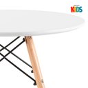 Ver mais imagens de Kit infantil - Mesa Eames Junior branco + 1 cadeira Eames Junior verde