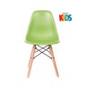 Kit infantil - Mesa Eames Junior branco + 1 cadeira Eames Junior verde - 3