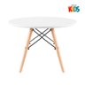 Kit infantil - Mesa Eames Junior branco + 1 cadeira Eames Junior verde - 7